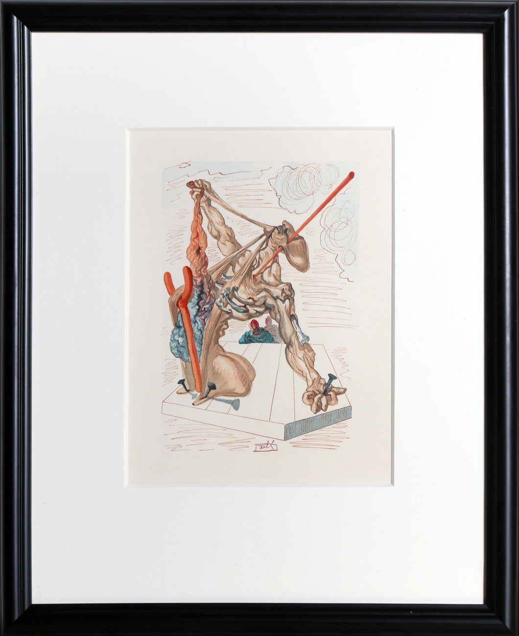 Inferno Canto 28 Woodcut | Salvador Dalí,{{product.type}}