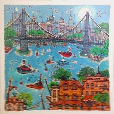 Inner City Acrylic | Edward Sokol,{{product.type}}