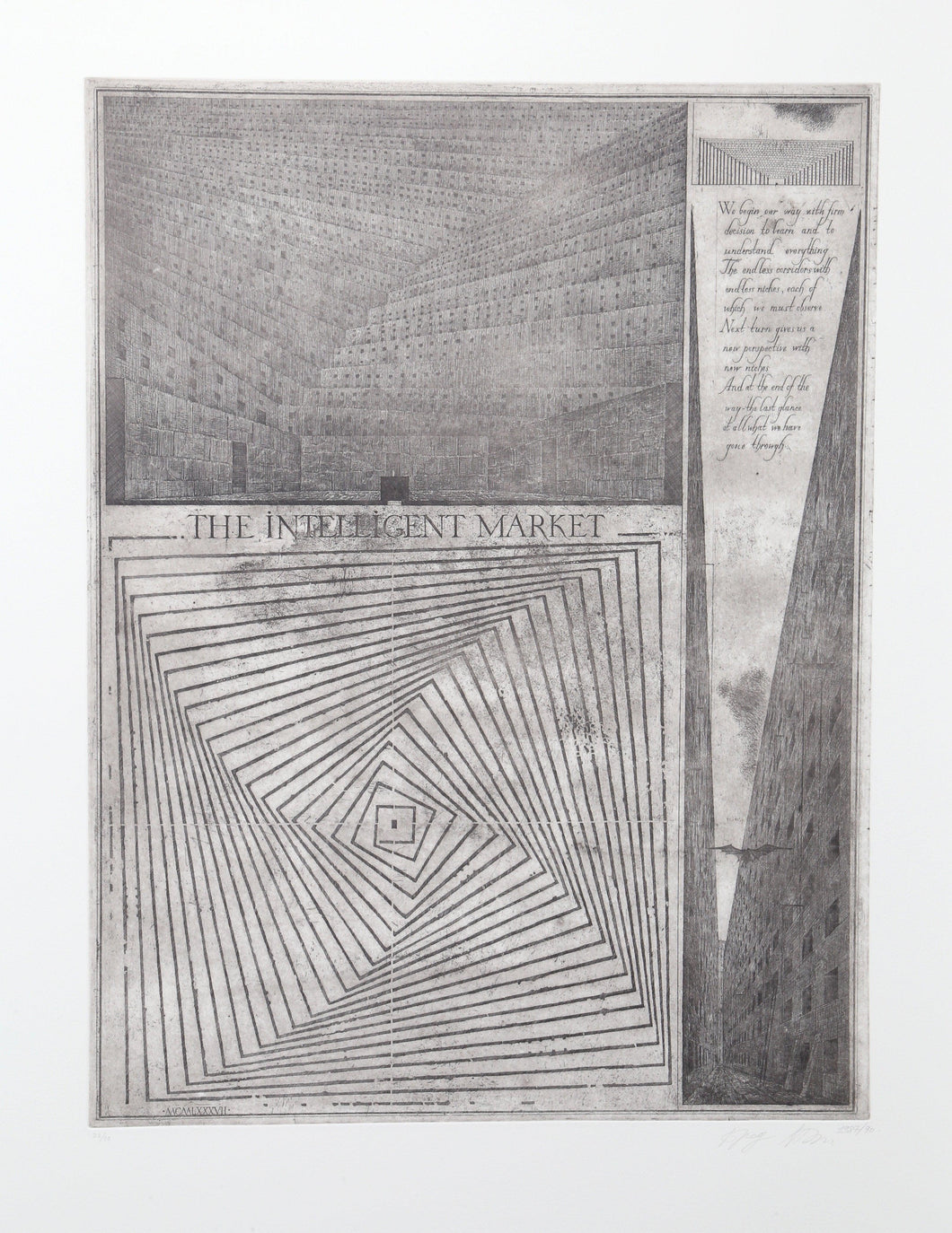 Intelligent Market from Brodsky and Utkin: Projects 1981 - 1990 Etching | Alexander Brodsky and Ilya Utkin,{{product.type}}