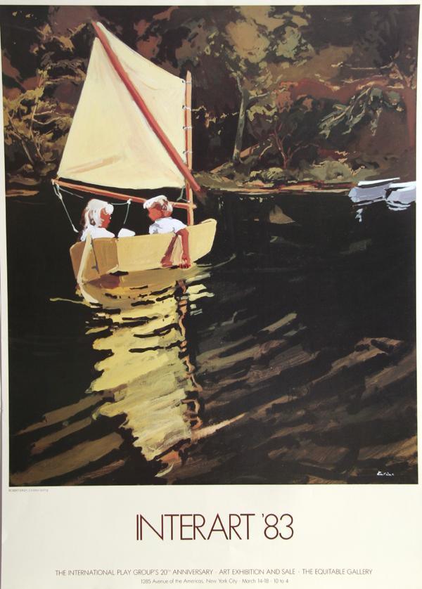 Interart, Poster of Children Sailing Poster | Robert Dash,{{product.type}}