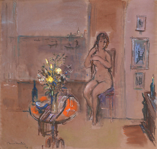 Interior Scene 2 Watercolor | Bruno Martini,{{product.type}}