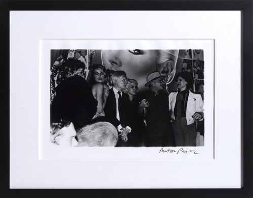 Interview Magazine Party: Andy Warhol, Jerry Hall, Debbie Harry, Truman Capote, Paloma Picasso Black and White | Anton Perich,{{product.type}}