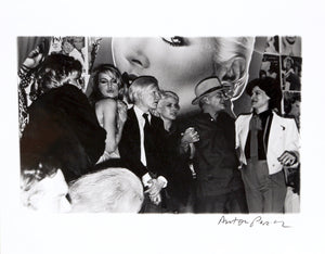 Interview Magazine Party: Andy Warhol, Jerry Hall, Debbie Harry, Truman Capote, Paloma Picasso Black and White | Anton Perich,{{product.type}}
