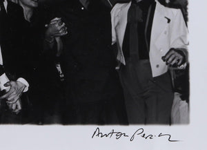 Interview Magazine Party: Andy Warhol, Jerry Hall, Debbie Harry, Truman Capote, Paloma Picasso Black and White | Anton Perich,{{product.type}}