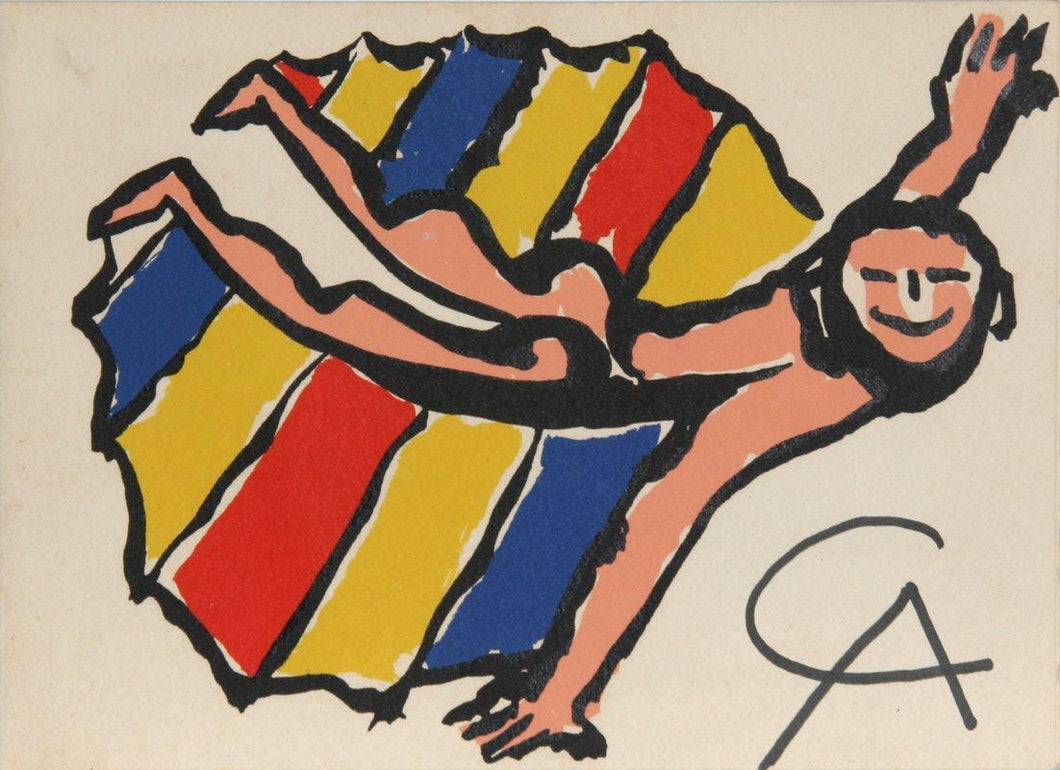 Invitation to Sandy's Air Party Lithograph | Alexander Calder,{{product.type}}