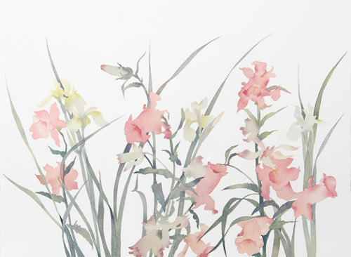 Iris and Trumpets Lithograph | Susan Headley van Campen,{{product.type}}