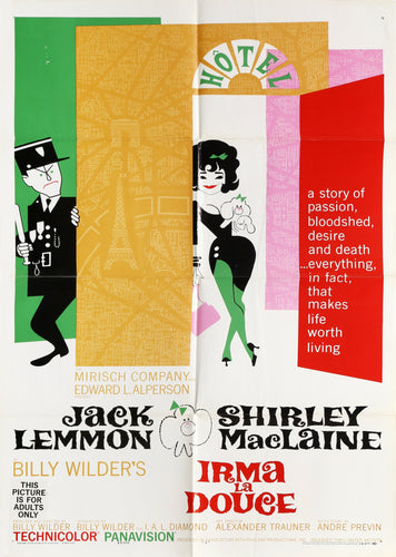 Irma La Douce poster | United Artists,{{product.type}}