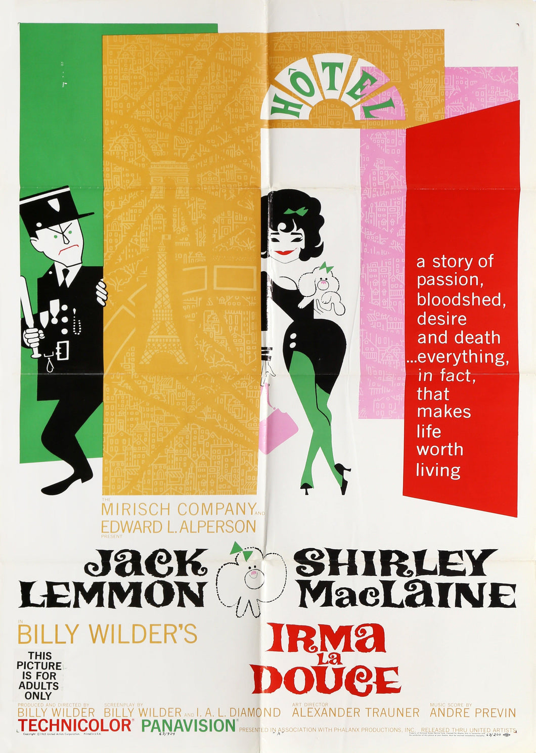 Irma La Douce poster | United Artists,{{product.type}}