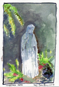 Islamorada Statue Watercolor | Mel Smothers,{{product.type}}
