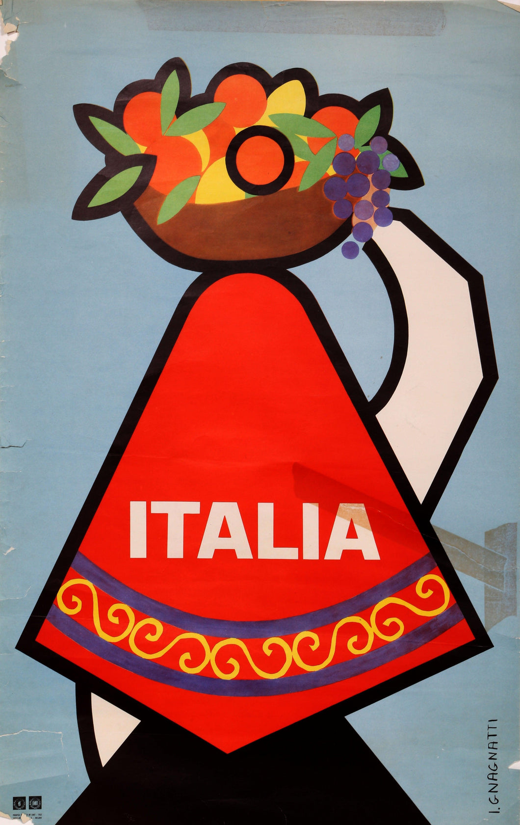 Italia Poster | I. Gnagnatti,{{product.type}}
