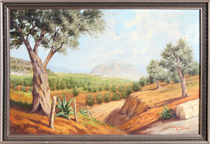 Italian Landscape Oil | Guadagno,{{product.type}}
