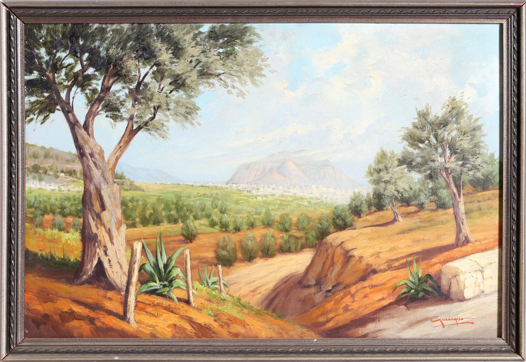 Italian Landscape Oil | Guadagno,{{product.type}}