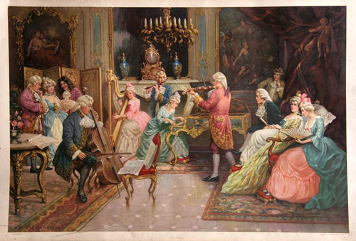 Italian Music Room (Musicale) Poster | Ernest Denesy,{{product.type}}