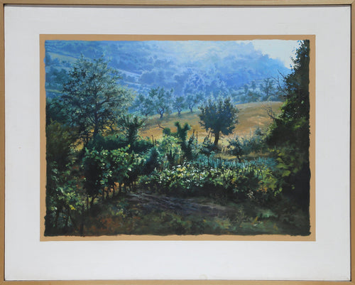 Italy, Garden, Coming Rain Oil | Ian Hornak,{{product.type}}