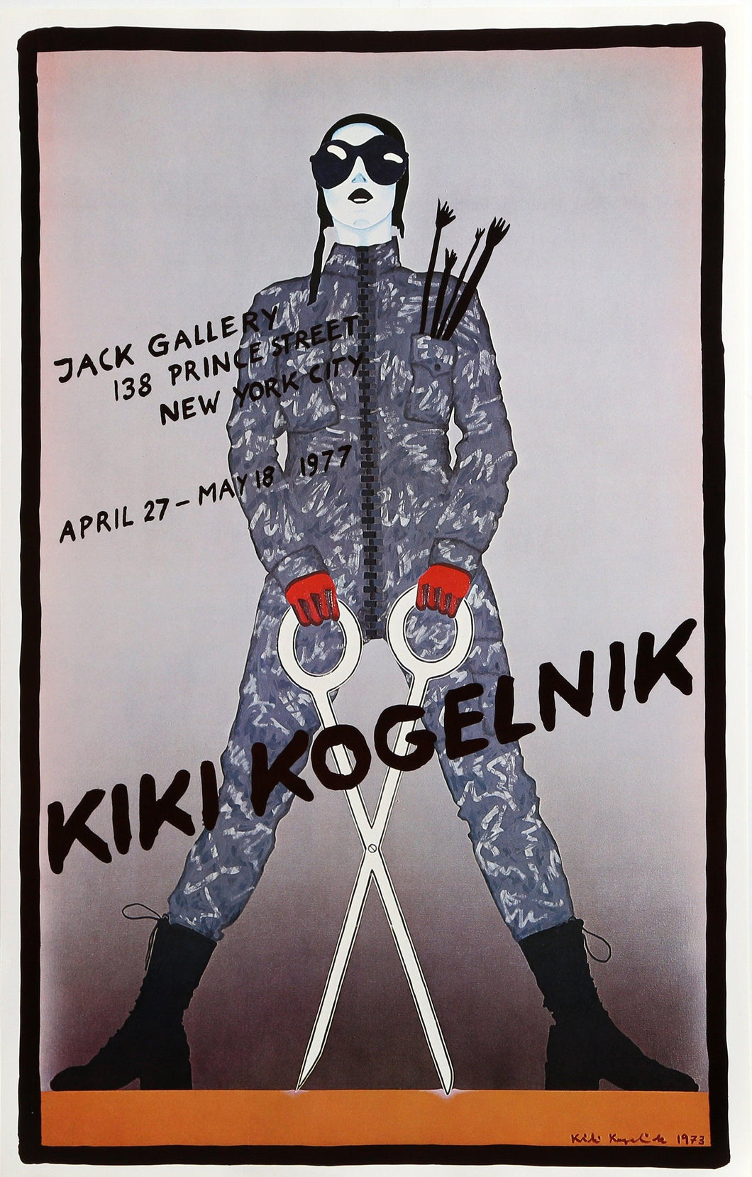 Jack Gallery (Scissors) Poster | Kiki Kogelnik,{{product.type}}