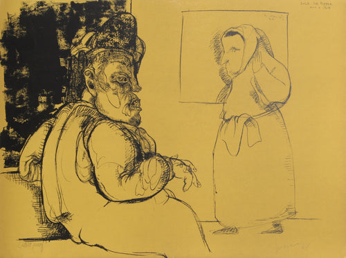 Jack the Ripper from the Crime Portfolio Lithograph | José Luis Cuevas,{{product.type}}