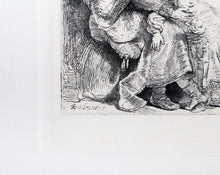 Jacob Caressing Benjamin Etching | Rembrandt,{{product.type}}