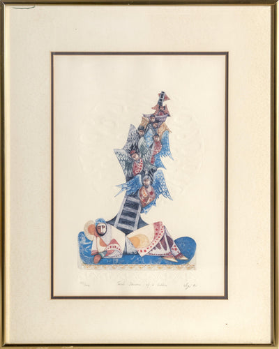 Jacob Dreams of a Ladder Lithograph | Amram Ebgi,{{product.type}}