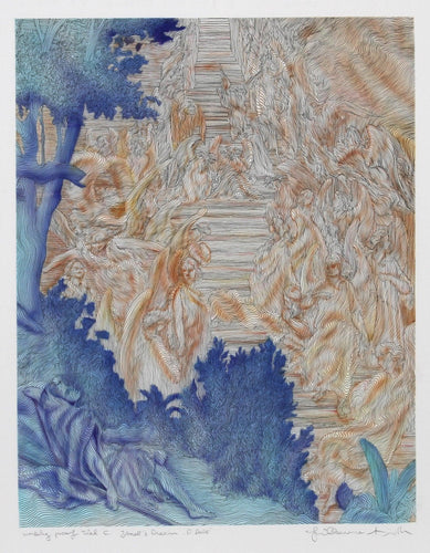 Jacob's Dream I Etching | Guillaume Azoulay,{{product.type}}