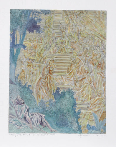 Jacob's Dream II Etching | Guillaume Azoulay,{{product.type}}