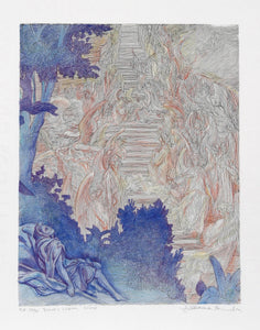 Jacob's Dream III Etching | Guillaume Azoulay,{{product.type}}