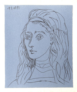Jacqueline (20) Woodcut | Pablo Picasso,{{product.type}}