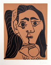 Jacqueline au Bandeau Linocut | Pablo Picasso,{{product.type}}