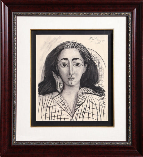 Jacqueline Lithograph | Pablo Picasso,{{product.type}}