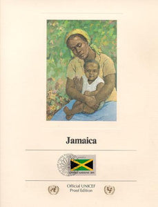 Jamaica from UNICEF "Flags for the United Nations" Portfolio Lithograph | Stamps,{{product.type}}