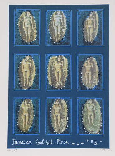Jamaican Kool-Aid Body Piece (Blue) Lithograph | Colette (aka Colette Justine),{{product.type}}