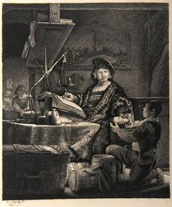 Jan Uytenbogaert dit le Peseur d'Or (B281) Etching | Rembrandt,{{product.type}}