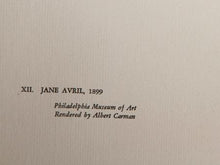 Jane Avril Lithograph | Henri de Toulouse-Lautrec,{{product.type}}