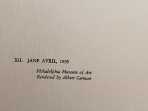 Jane Avril Lithograph | Henri de Toulouse-Lautrec,{{product.type}}