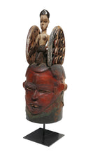 Janus Mask with Horned Figure Wood | African or Oceanic Objects,{{product.type}}