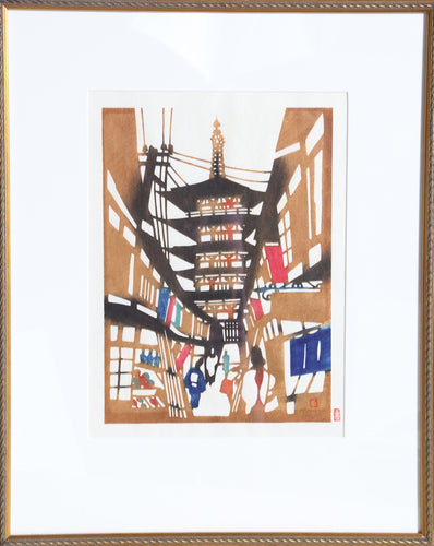 Japan Woodcut | Toshijiro (Nejiro) Inagaki,{{product.type}}