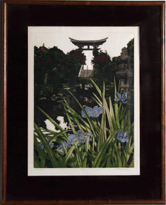 Japanese Iris Etching | J. Whiteman Parker,{{product.type}}