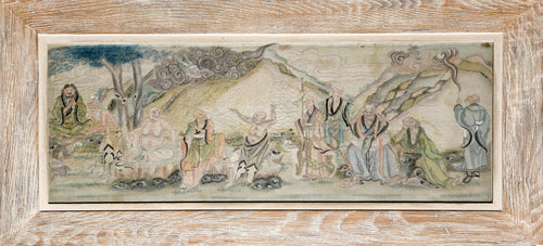 Japanese Prophets with Dragon and Monkey Gouache | Unknown Artist,{{product.type}}