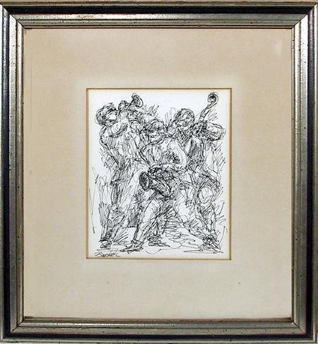 Jazz Band III Ink | Charles Burdick,{{product.type}}