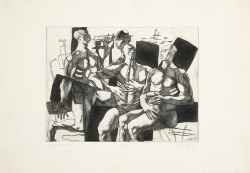 Jazz Combo Etching | John Fenton,{{product.type}}