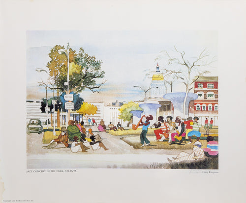 Jazz Concert, Atlanta lithograph | Dong Kingman,{{product.type}}