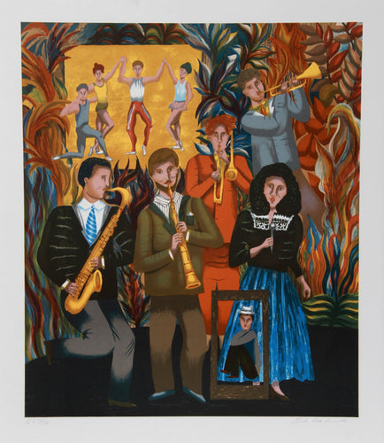 Jazz Lithograph | Ivel Weihmiller,{{product.type}}