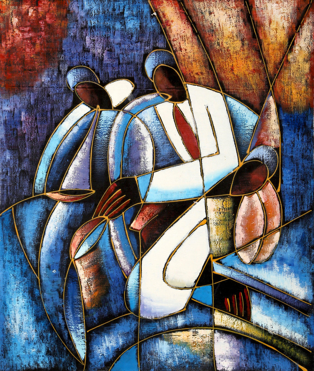 Jazz Musicians Oil | Unknown Artist,{{product.type}}