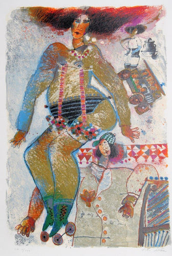 Je Suis si pres je tes desirs Lithograph | Theo Tobiasse,{{product.type}}