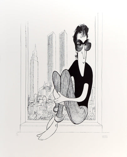 Jem Records Celebrates John Lennon Lithograph | Al Hirschfeld,{{product.type}}