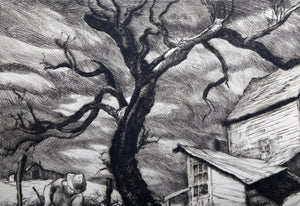 Jerome's House, Buzzards Bay Etching | Sam Thal,{{product.type}}