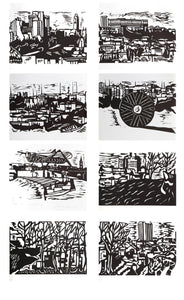 Jerusalem, 1967-1990 Woodcut | Maty Grunberg,{{product.type}}