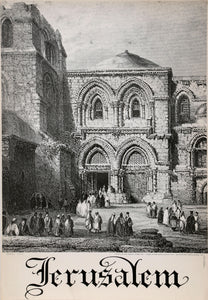 Jerusalem - Church of the Holy Sepulchre Poster | William Henry Bartlett,{{product.type}}