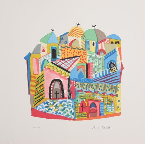 Jerusalem Lithograph | Henry Miller,{{product.type}}