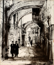 Jerusalem Street Acrylic | M. Lahav,{{product.type}}