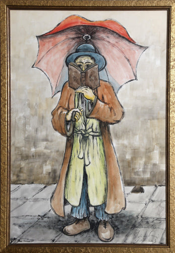 Jerusalem Watercolor | Zvi Livni,{{product.type}}